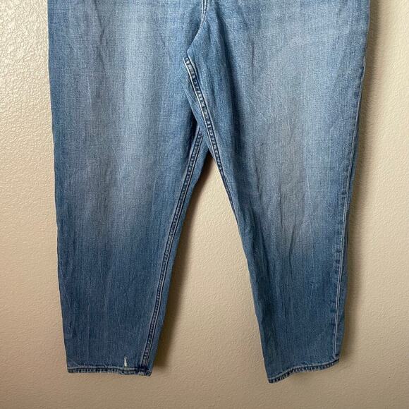 Abercrombie & Fitch Jeans Womens Size 32 Blue The Mom High Rise Distressed Denim - Picture 6 of 12